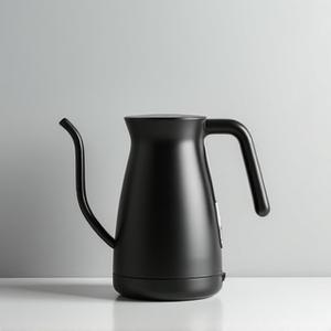 Tetera Fellow Stagg EKG con cuello de ganso, color negro mate